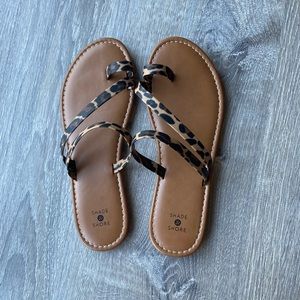 Cheetah sandals